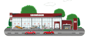 Multi-brand EV showroom